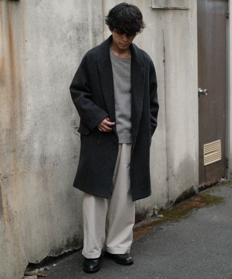 shiun しうん　ロングコート　Sサイズ shiun(シウン) ONLINE STORE / LONG SOUTIEN COLLAR COAT