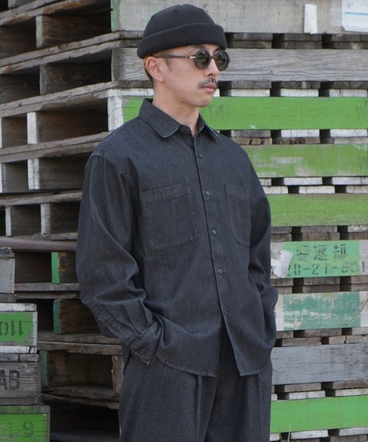 shiun C/L DENIM SHIRT xsサイズ(新品) shiun C/L DENIM SHIRT xsサイズ(新品) - メルカリ