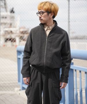 shiun(シウン) ONLINE STORE / WOOL TRACK BLOUSON