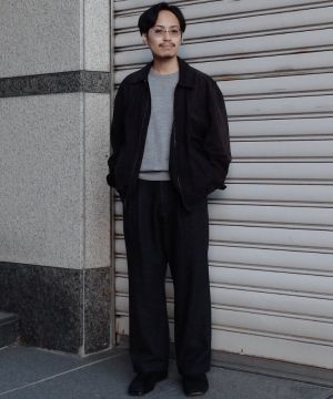 【新品タグ付き】shiun WOOL TWEED TROUSERS Sサイズ shiun(シウン) ONLINE STORE / WOOL TWEED TROUSERS