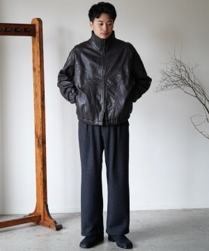 shiun(シウン) ONLINE STORE / WOOL TWEED TROUSERS