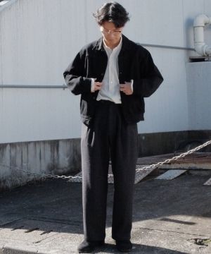 パンツ shiun/WOOL TWEED TROUSERS shiun(シウン) ONLINE STORE / WOOL TWEED TROUSERS