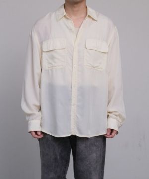 トップス Shiun CUPRO FIBRIL UTILITY SHIRT shiun(シウン) ONLINE STORE / CUPRO FIBRIL UTILITY SHIRT