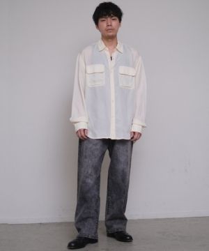 トップス Shiun CUPRO FIBRIL UTILITY SHIRT shiun(シウン) ONLINE STORE / CUPRO FIBRIL UTILITY SHIRT