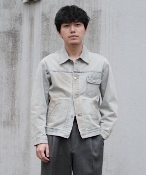 shiun 8MJL DENIM JACKET ライトブルー shiun(シウン) ONLINE STORE / 8MJL DENIM JACKET