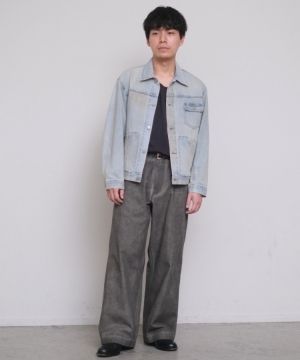 shiun FADED COTTON TROUSERS　xsサイズ shiun(シウン) ONLINE STORE / FADED COTTON TROUSERS