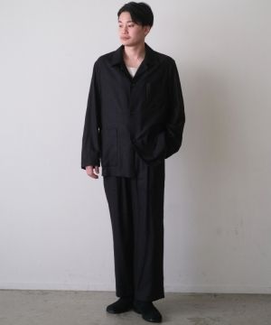 shiun LINEN BELTED PANTS 黒　サイズМ shiun(シウン) ONLINE STORE / LINEN BELTED PANTS