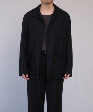 【shiun】LINEN OPEN COLLAR JACKET shiun(シウン) ONLINE STORE / LINEN OPEN COLLAR JACKET