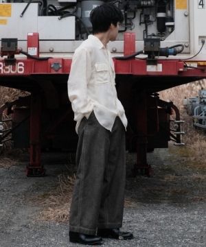 トップス Shiun CUPRO FIBRIL UTILITY SHIRT shiun(シウン) ONLINE STORE / CUPRO FIBRIL UTILITY SHIRT