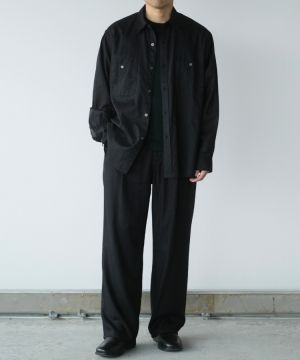 shiun LINEN BELTED PANTS 黒　サイズМ shiun LINEN BELTED PANTS 黒 サイズМ shiun LINEN BELTED PANTS