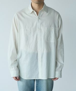shiun(シウン) ONLINE STORE / LINEN SHEER L/S SHIRTS