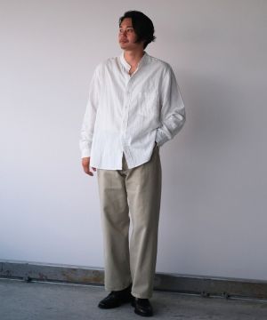 shiun(シウン) ONLINE STORE / SLUB COTTON GAUZE SHIRT