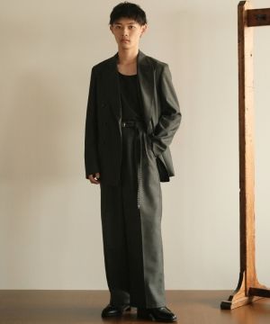 shiun ジャケットセットアップ　XS/S shiun(シウン) ONLINE STORE / DOUBLE BREASTED JACKET