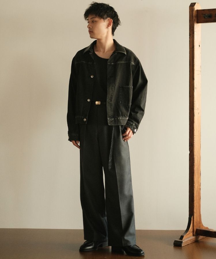 【週末限定値下げ】shiun DENIM JACKET 新品Mサイズ shiun(シウン) ONLINE STORE / FADED DENIM JACKET