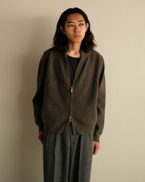 shiun(シウン) ONLINE STORE / ZIP KNIT CARDIGAN