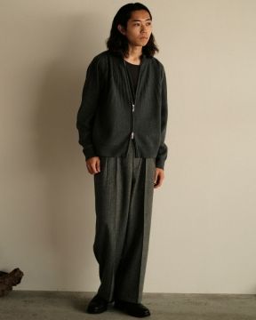 shiun(シウン) ONLINE STORE / TWEED STRAIGHT TROUSERS