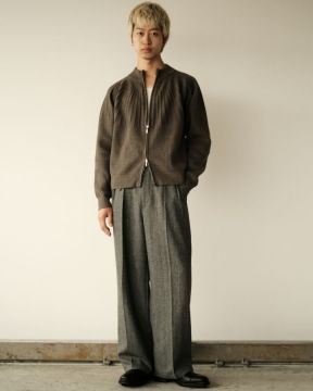 shiun(シウン) ONLINE STORE / ZIP KNIT CARDIGAN