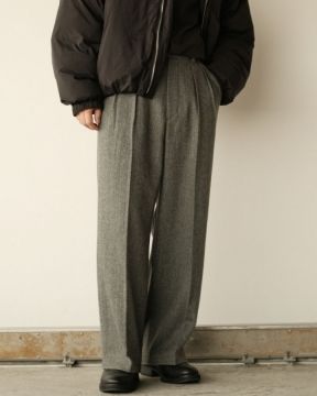 shiun(シウン) ONLINE STORE / TWEED STRAIGHT TROUSERS