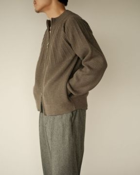 shiun(シウン) ONLINE STORE / ZIP KNIT CARDIGAN