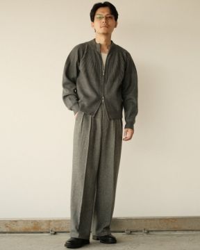 shiun(シウン) ONLINE STORE / TWEED STRAIGHT TROUSERS