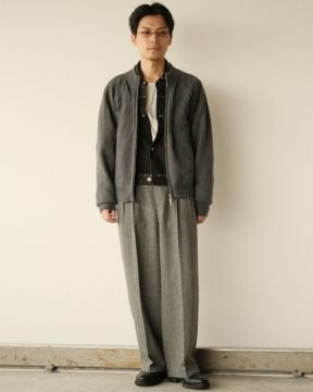shiun シングルジャケット　ウールトラウザー　セットアップ セットアップ 【shiun】 shiun シングルジャケット ウール