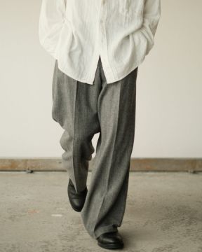 shiun(シウン) ONLINE STORE / TWEED STRAIGHT TROUSERS