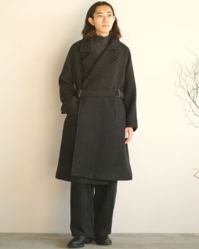 ジャケット・アウター Shiun TIELOCKEN MELTON COAT CHARCOAL S shiun(シウン) ONLINE STORE / TIELOCKEN MELTON COAT
