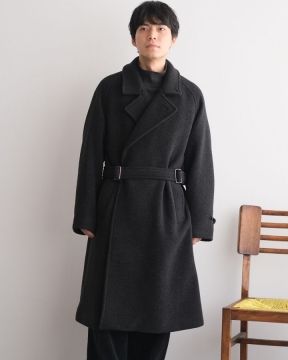 ジャケット・アウター Shiun TIELOCKEN MELTON COAT CHARCOAL S shiun(シウン) ONLINE STORE / TIELOCKEN MELTON COAT