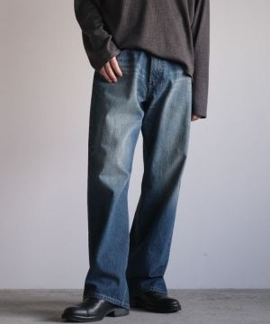shiun(シウン) ONLINE STORE / STRAIGHT SLUB DENIM PANTS