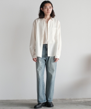 shiun(シウン) ONLINE STORE / FLARE SLUB DENIM PANTS shiun(シウン) ONLINE STORE / FLARE SLUB DENIM PANTS