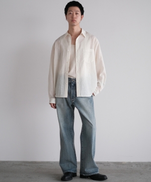 shiun(シウン) ONLINE STORE / FLARE SLUB DENIM PANTS shiun(シウン) ONLINE STORE / FLARE SLUB DENIM PANTS