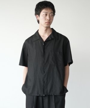 shiun(シウン) ONLINE STORE / CHINTZ LINEN OPEN COLLAR SHIRT