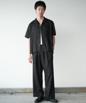 shiun(シウン) ONLINE STORE / CHINTZ LINEN OPEN COLLAR SHIRT