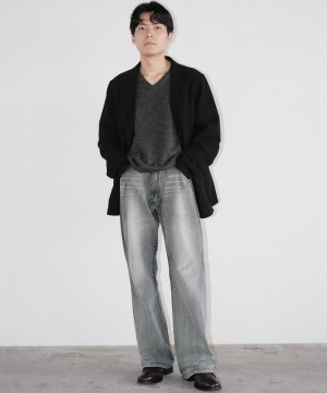 shiun(シウン) ONLINE STORE / FLARE SLUB DENIM PANTS