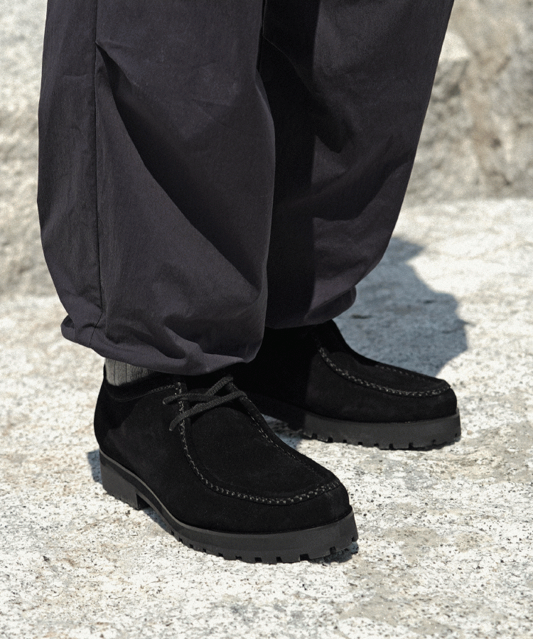 shiun(シウン) ONLINE STORE / BLACK SUEDE MOCCASIN shiun(シウン) ONLINE STORE / BLACK SUEDE MOCCASIN