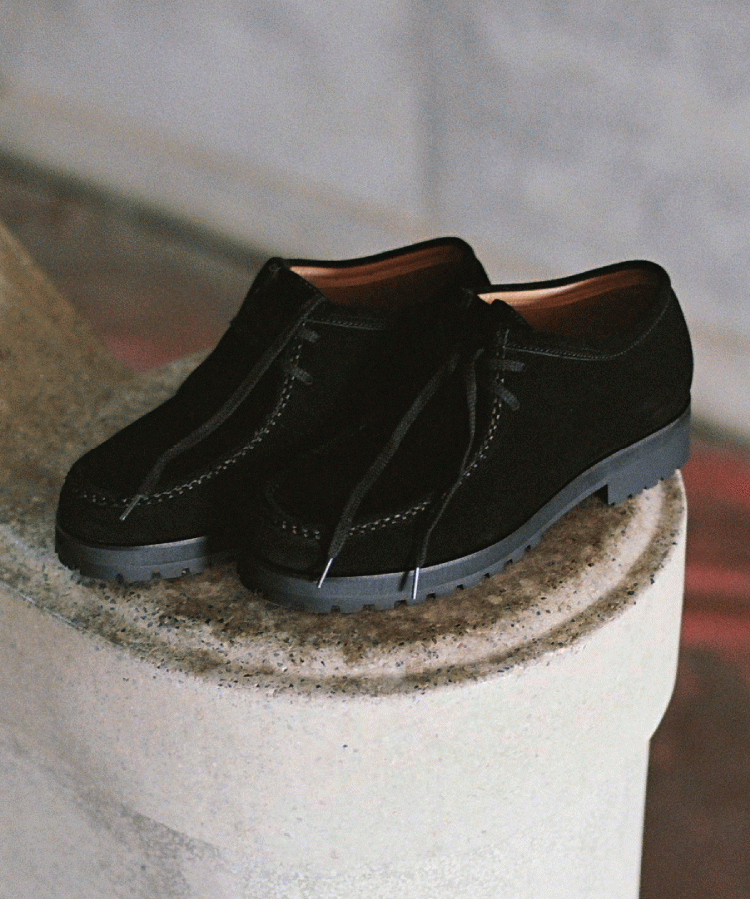 shiun BLACK SUEDE MOCCASIN XXSサイズ 37 shiun(シウン) ONLINE STORE / BLACK SUEDE MOCCASIN