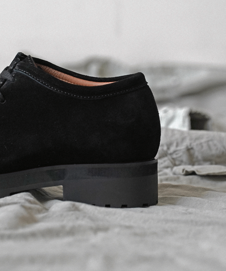 shiun(シウン) ONLINE STORE / BLACK SUEDE MOCCASIN shiun(シウン) ONLINE STORE / BLACK SUEDE MOCCASIN