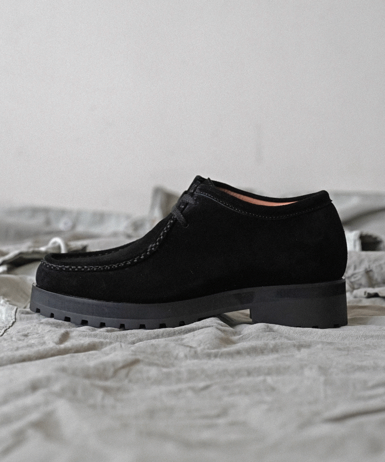 Shiun(シウン) BLACK SUEDE MOCCASIN S shiun(シウン) ONLINE STORE / BLACK SUEDE MOCCASIN
