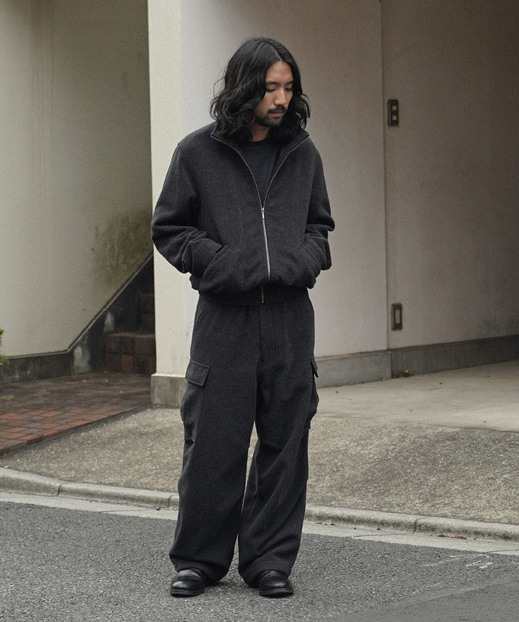 WOOL TRACK BLOUSON