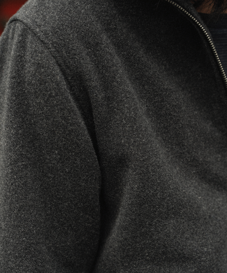WOOL TRACK BLOUSON
