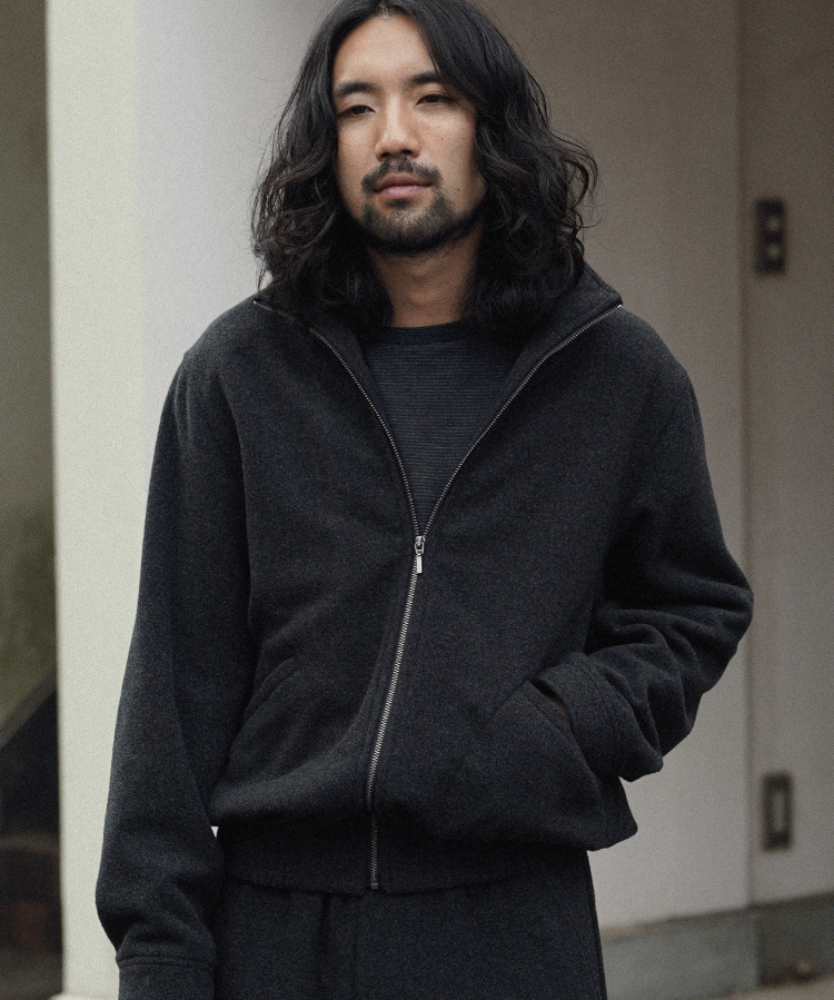 WOOL TRACK BLOUSON