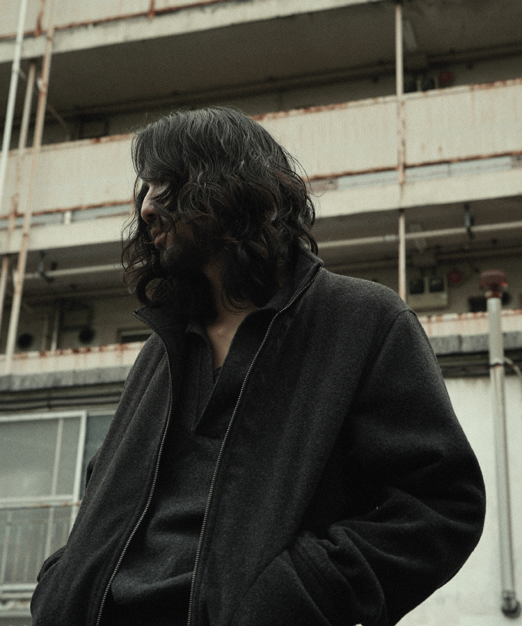 WOOL TRACK BLOUSON