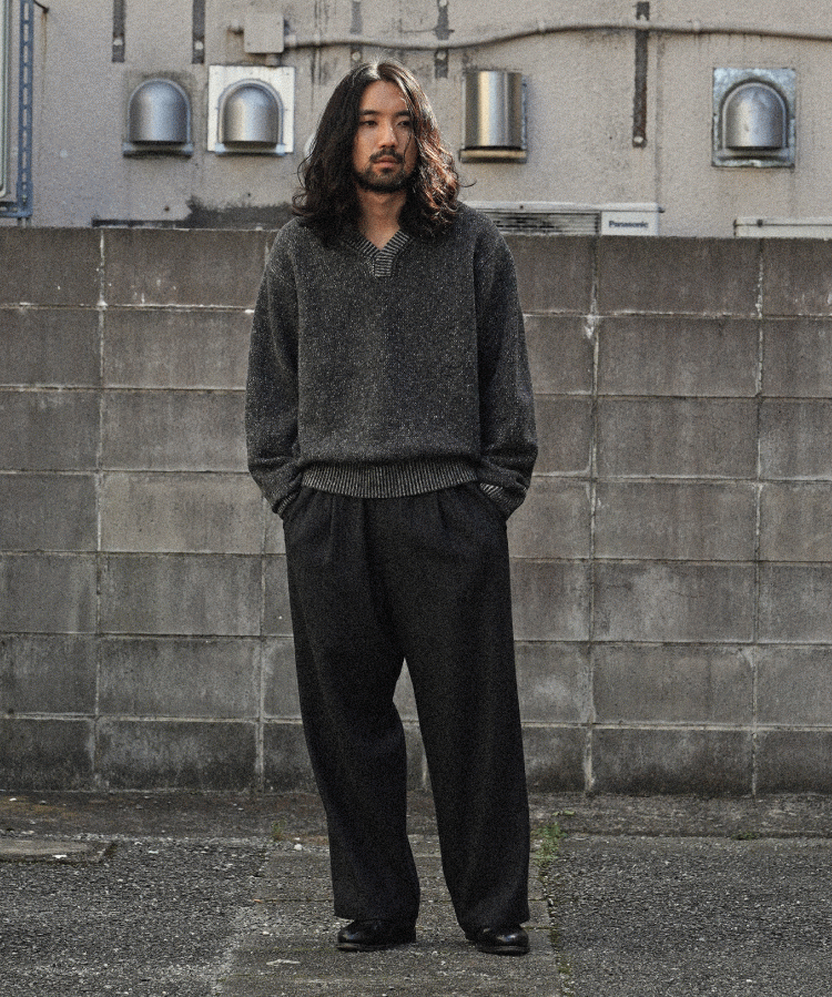 shiun 24AW WOOL A-1 KNIT shiun 24AW WOOL A-1 KNIT