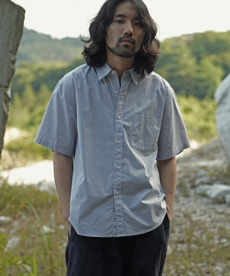 shiun(シウン) ONLINE STORE / HICOUNT WASHER S/S SHIRT shiun(シウン) ONLINE STORE / HICOUNT WASHER S/S SHIRT