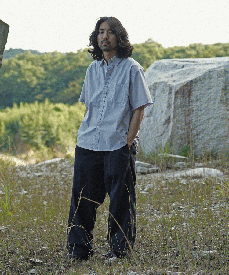 トップス HICOUNT WASHER S/S SHIRT shiun（シウン）の「HICOUNT WASHER S/S SHIRT（シャツ/ブラウス