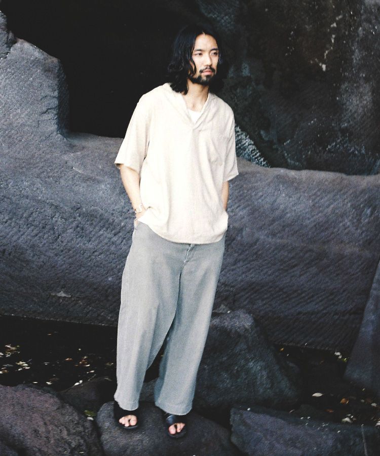 【shiun】SKIPPER SHORT SLEEVE SHIRT shiun(シウン) ONLINE STORE / LINEN SKIPPER SHIRT