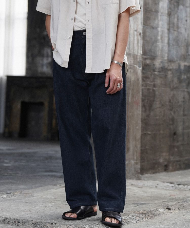 shiun シウン ブリーチデニム サイズS shiun(シウン) ONLINE STORE / BLEACH DENIM