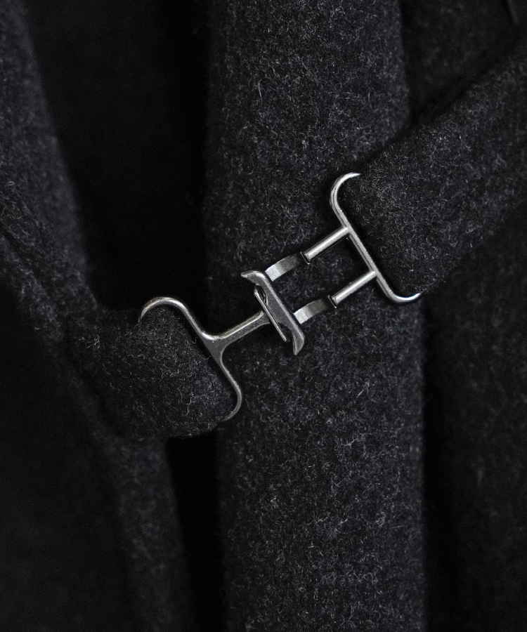 ジャケット・アウター Shiun TIELOCKEN MELTON COAT CHARCOAL S shiun(シウン) ONLINE STORE / TIELOCKEN MELTON COAT