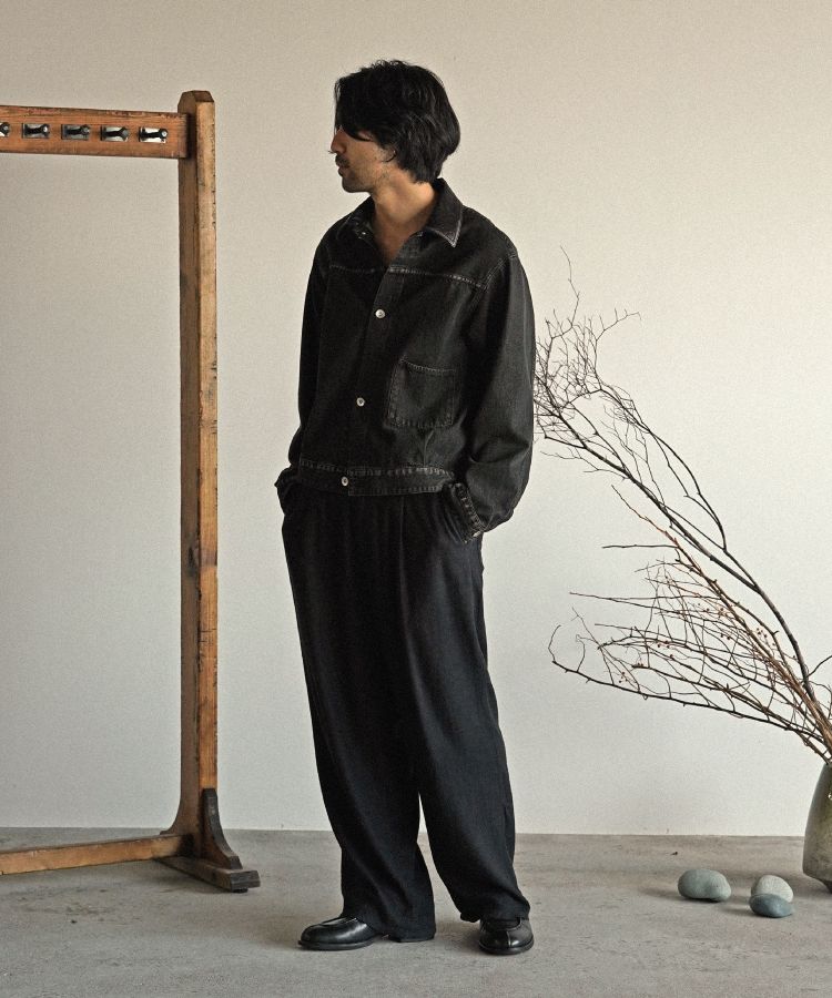 【週末限定値下げ】shiun DENIM JACKET 新品Mサイズ shiun(シウン) ONLINE STORE / FADED DENIM JACKET