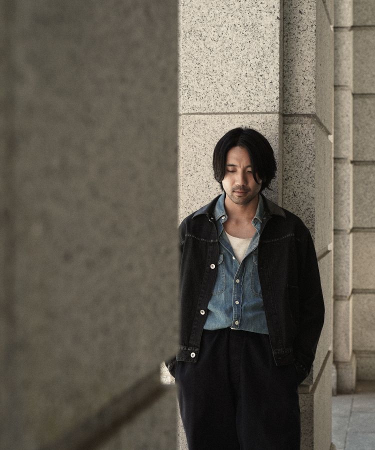 【週末限定値下げ】shiun DENIM JACKET 新品Mサイズ shiun(シウン) ONLINE STORE / FADED DENIM JACKET